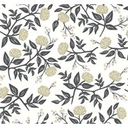 Rifle paper co Tapet Peonies White/Black