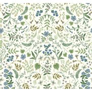 Rifle paper co Tapet Wildwood Blue/Green