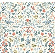 Rifle paper co Tapet Wildwood Beige/Coral