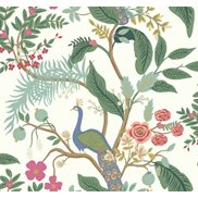 Rifle paper co Tapet Peacock Periwinkle