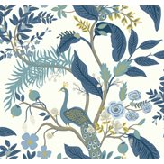 Rifle paper co Tapet Peacock Blue/White