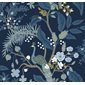 Rifle paper co Tapet Peacock Navy