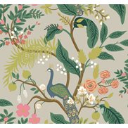 Rifle paper co Tapet Peacock Linen
