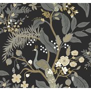 Rifle paper co Tapet Peacock Black