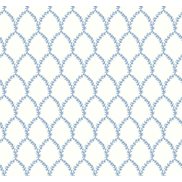 Rifle paper co Tapet Laurel Blue/White