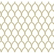 Rifle paper co Tapet Laurel Gold/White