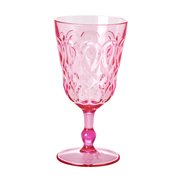 Vinglas Swirly Pink