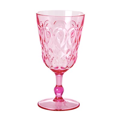 Vinglas Swirly Pink