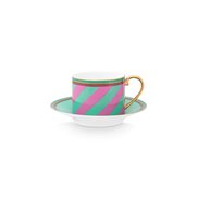 PiP Studio Kopp med fat Pip Chique Pink/Green