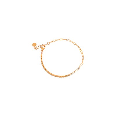 IN SUNNY MOOD Armband Singla Clear Gold