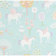 Majvillan Tapet True Unicorns Turkos