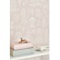 Majvillan Tapet Small Town Dusty Pink