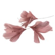 Fjädrar Blomformade Gammelrosa 12-pack