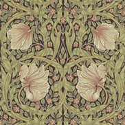 William Morris & Co Tapet Pimpernel Bullrush/Russet