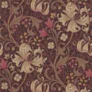 William Morris & Co Tapet Golden Lily Fig/Burnt Orange