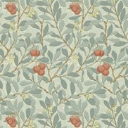 William Morris & Co Tapet Arbutus Blue/Pink