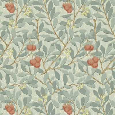 William Morris & Co Tapet Arbutus Blue/Pink