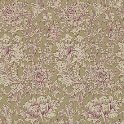 William Morris & Co Tapet Chrysanthemum Grape/Bronze