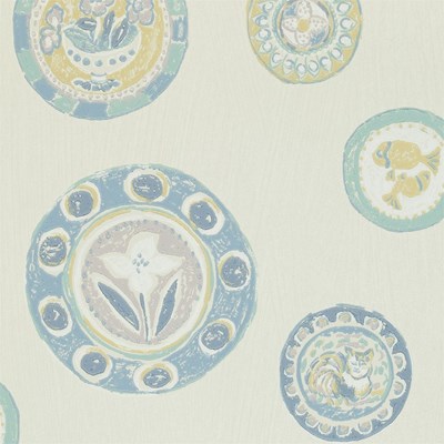Sanderson Tapet Clarice Sky/Cream