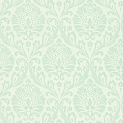 Sanderson Tapet Ashby Damask Cream/Duck Egg