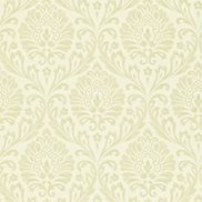 Sanderson Tapet Ashby Damask Ivory/Silver
