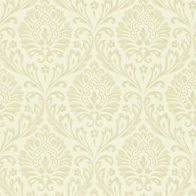 Sanderson Tapet Ashby Damask Ivory/Silver