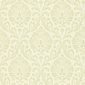 Sanderson Tapet Ashby Damask Ivory/Silver
