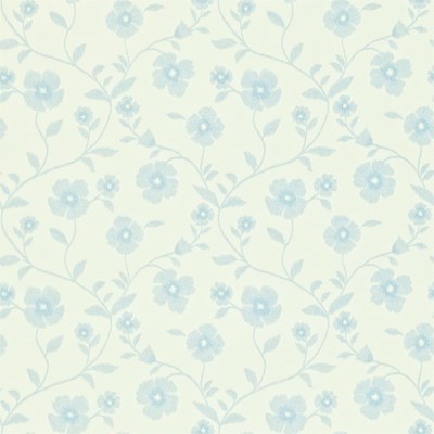 Sanderson Tapet Sabine Ivory/China blue