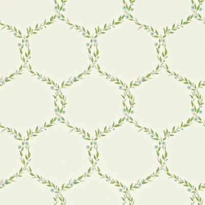 Sanderson Tapet Fleur Trellis Cream/Duck Egg