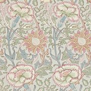 William Morris & Co Tapet Pink & Rose Eggshell/Rose