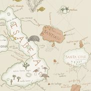 Sanderson Tapet Galapagos Parchment
