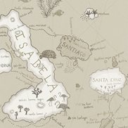 Sanderson Tapet Galapagos Pewter