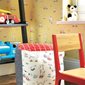 Sanderson Tapet Dogs in Clogs Yellow
