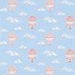 Sanderson Tapet Balloons Red/Blue