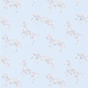 Sanderson Tapet Pretty Ponies Chintz/Blue