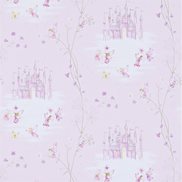 Sanderson Tapet Fairy Castle Pink