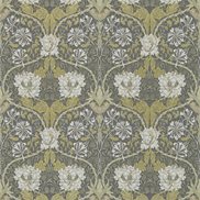 William Morris & Co Tapet Honeysuckle & Tulip Carcoal/Gold