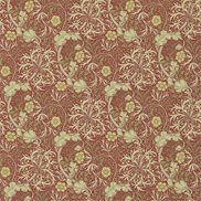 William Morris & Co Tapet Morris Seaweed Red/Gold