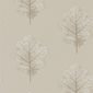 Sanderson Tapet Oak Filigree Stone/Gilver