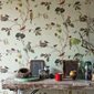 Sanderson Tapet Woodland Chorus Sepia/Neutral