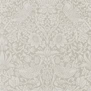 William Morris & Co Tapet Pure Strawberry theif Silver/Stone