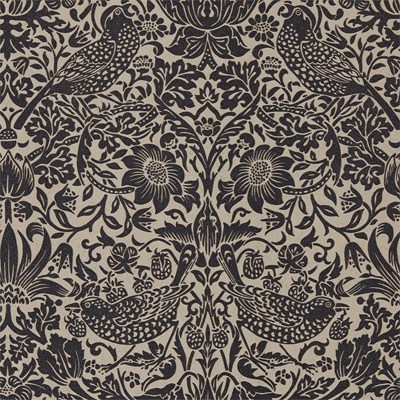 William Morris & Co Tapet Pure Strawberry theif Gilver/Graphite