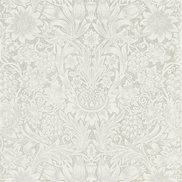 William Morris & Co Tapet Pure Sunflower Chalk/Silver