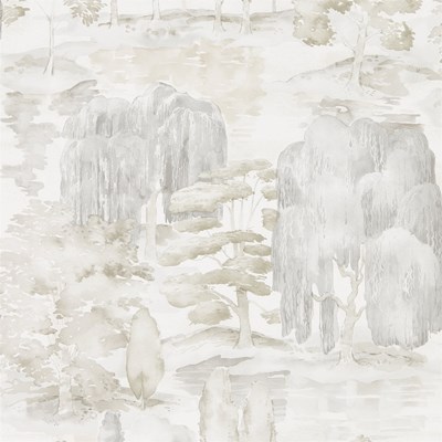 Sanderson Tapet Waterperry Ivory/Stone