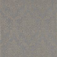 Sanderson Tapet Riverside Damask Mole/Copper