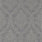 Sanderson Tapet Riverside Damask Steel/Silver