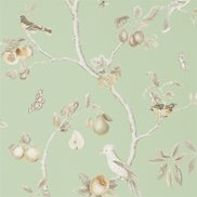 Sanderson Tapet Fruit Aviary Sage/Neutral