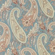 Sanderson Tapet Cashmere Paisley Teal/Spice