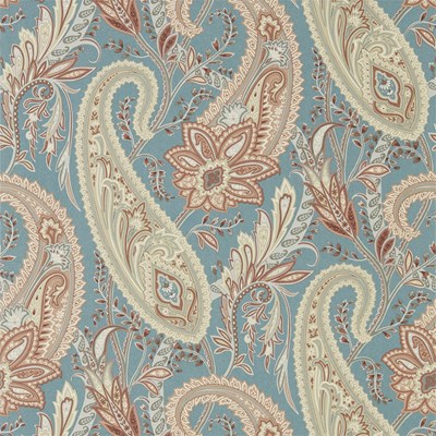 Sanderson Tapet Cashmere Paisley Teal/Spice