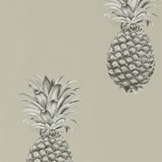 Sanderson Tapet Pineapple Royale Charcoal/Champagne